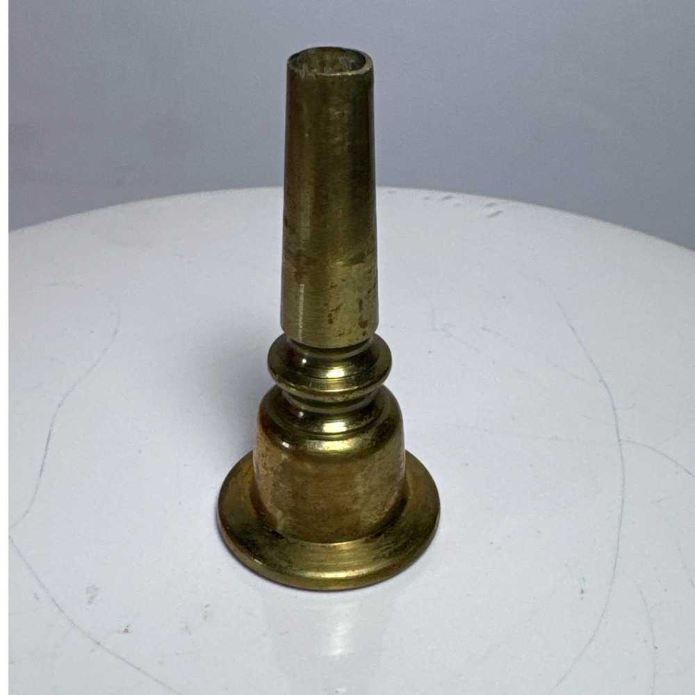 Trumpet Mouthpiece Brass Gold Vintage Musical Instrument Accessory